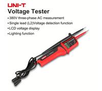 TEMU Probador de Voltaje UNI-T, Voltímetro Digital, Detector de de Voltaje AC 12V-690V, Polaridad y Negativa, Probador de Rotación de , Detector de Cable o