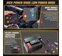 TEMU Probador y Limpiador de Inyectores de Combustible 12V - PVC Duradero, 4 de con Guía de de Cable, Indicador de Diagnóstico para los Modelos de Vehículos, Kit de Prueba y Limpieza de Inyectores