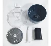 TEMU Procesador de Alimentos, Kit Picadora para TM5 TM6, Mezclador y Rallando, Accesorios del Contenedor del Procesador de Alimentos, Instalación Fácil, Acero Inoxidable de Primera Calidad