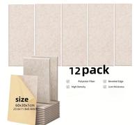 TEMU Producto: Paneles Acústicos de Fibra Color Cebra con Respaldo Autoadhesivo, Ideales para Salas de Conferencias, Bibliotecas, Cafeterías, Etc. (Fabricación para Mejorar la Calidad de Sonido)