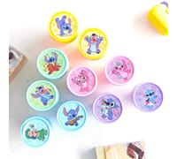 TEMU Productos Disney - Kit de Manualidades DIY "Star Baby" con 10 Pegatinas de Stitch, , Plástico y Duradero, Ideal para Scrapbooking, Regalos de y Fiestas. para y