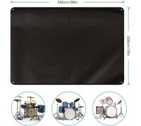 TEMU profesional para batería, resistente a arañazos y , tela de calidad, corte , , protección , 98 x 78 pulgadas