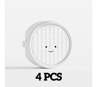 TEMU ¡Protección de Seguridad ! 4 Piezas de Cubiertas de Enchufe de Silicona con Diseño de Cara Alegre Estándar EU para Protección contra Golpes; Adecuadas para , Oficinas y Hoteles