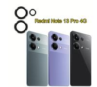 TEMU Protector de Cámara de Lente de Vidrio Templado y Anillo Metálico para Redmi 13 13C Redmi Note 13 4G 5G Note 13 Pro 4G 5G Note 13 Pro+ POCO C65 M6 Pro X6 Pro 5G X6 5G de Lente Transparente HD