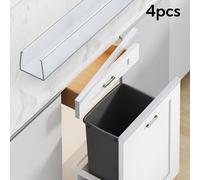 TEMU Protector de de Gabinete Delgado - Previene , , Descoloración - Protector de de Cajón, Parachoques para Cajón - Instalación Fácil de - Grosor de 3/4", de 18''/24'', Transparente/ Paquete de 4