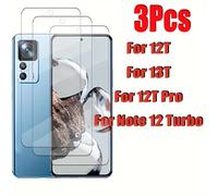 TEMU Protector de pantalla de cristal templado para Xiaomi 12T/13T/12T Pro/, 9H, antihuellas, sin , , cobertura total, con acabado para , cobertura total.