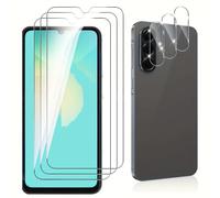 TEMU Protector de Pantalla de Vidrio Templado 6 en 1 3+3 Lente de Cámara para Samsung Galaxy A56 A36 A26 A16 A06