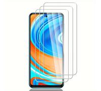 TEMU Protectores de pantalla de cristal templado de 3 unidades para la serie Xiaomi Redmi Note - HD, antihuellas, irrompible - Compatible con 9/9S/10/10S/11/11S/12/12S/13 Pro Plus 10C/12C/13C