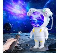 TEMU Proyector de Cielo Estrellado con Astronauta y 1 LED | USB, Efectos de que Cambian de Color, Control Remoto, Decoración de Mesa para Navidad, Fiestas, Cine en Casa en