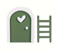 TEMU Puerta de de Madera - Abrazador de Árboles en Miniatura para Jardín, Decoración Temática de para y Hogar