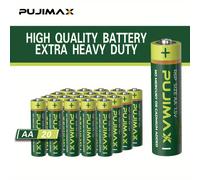 TEMU PUJIMAX 20/40/60pcs Pila AA 1.5V Carbono para Despertador, Calculadora, Mando de Juego R6P AA Tipo Pila Desechable
