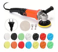 TEMU Pulidora de Coche de Velocidad Ajustable Lixada, Máquina de Encerado, Herramienta de para Muebles de Automóviles