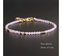 TEMU Pulsera a con cuentas de natural de 3 mm, conocida como la 'Piedra del Amor', diseñada para expresar y coleccionar de forma , como regalo para mujeres.