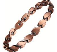 TEMU Pulsera Magnética Elegante de Cobre Puro - 3500 , Regalo para Cualquier Ocasión