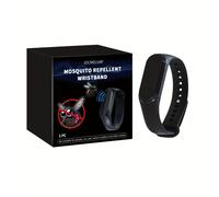 TEMU Pulsera Repelente de Mosquitos Electrónica, Repelente de Mosquitos Deportivo, Repelente de Mosquitos Físico, Pantalla Táctil, Elegante y , Unisex, 1