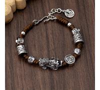 TEMU Pulsera tejida de moderno con un de y Pi Xiu, accesorio de moda A93