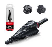TEMU Punta de taladro de paso EZARC de titanio y aluminio nitrurado, acero de velocidad de cobalto M35, diseño C-Edge, 3/16"-7/8" para metal, acero inoxidable, aluminio, plástico - No requiere