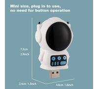 TEMU Purificador de aire Spaceman, Plug And Play, sin operación de botones, operación automática. purificando . consumo de energía, fuente de alimentación USB.