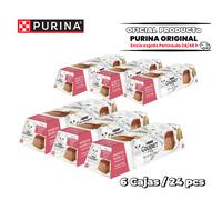 TEMU Purina Gourmet Revelations Mousse con Salsa, Comida húmeda para gatos con salmón, 4 Pirámides de 57G