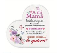 TEMU Putuo Decor 1pieza de español de acrílico de , para mi por todas las veces que me olvidé de agradecerte, adorno de escritorio para el hogar, granja, , regalo para la