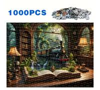 TEMU Puzzle para adultos de 500/1000 piezas, calidad, juego familiar divertido y para aliviar el estrés, ideal para , Navidad, Halloween, para regalar, muy por los entusiastas de los rompecabezas