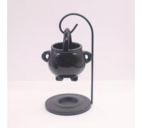 TEMU Quemador de Aceite y Cera de de Bruja de Cerámica - Difusor para Aceites Esenciales con Portavelas para Vela Tealight para Decoración del Hogar, Sin Incienso Incluido