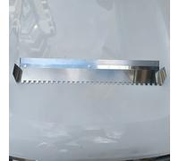 TEMU Raspador de Azulejos de Acero Inoxidable - Espátula de Suelo Serrada Grande para Limpieza de y Ranuras, No Requiere Batería