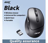 TEMU Ratón Inalámbrico Acer, 2.4Ghz Ultra Delgado USB Inalámbrico, USB, Ratón Óptico, 6 Botones, de Suspensión Automático, Ratón Portátil para Laptops, Desktops y Computadoras