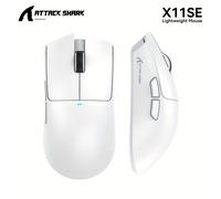 TEMU RATÓN INALÁMBRICO PARA JUEGOS SHARK X11SE, DISEÑO TRI- (BLUETOOTH/2.4G INALÁMBRICO/CABLEADO), 59g, SENSOR PAW3311 DE GRADO GAMING, 22000 DPI, ADECUADO PARA PC//WINDOWS/MAC Y OFICINA