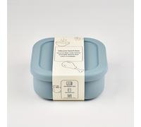 TEMU Recipiente de silicona para alimentos, bento cuadrada para microondas, almuerzo para oficina, picnic al , fruta y snacks frescos,