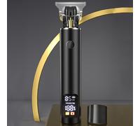 TEMU Recortadora eléctrica profesional para hombres, recortador inalámbrico multifunción con pantalla LED, 6 peines de límite, carga USB, accesorios profesionales de peluquería, regalo ideal