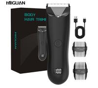 TEMU Recortadora y Afeitadora Eléctrica para Hombres con Cuchilla de Cerámica - Multiuso para Depilación en Bikini, Espalda, Pecho, Brazos, Piernas - Dispositivo Higiénico de Eliminación de