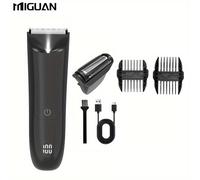 TEMU Recortadora y Afeitadora para Hombres de 2025 - Cuchillas Cerámicas, Cabezal, Recargable USB-C, Pantalla Digital, Ideal para el Cuidado Corporal Completo