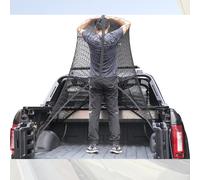 TEMU Red de Carga para Camioneta, Organizador de Malla para Camiones, 4'x4' Extensible a 7'x7' Red de Cama de Camión Elástica para Camping, Equipaje de Viaje, Compatible con Remolque, Ford,