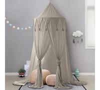 TEMU Redonda Con Cortinas De Red Para Cama, Única Y Colgante, Ideal Para Que Los Niños Jueguen, Lean Y Se Diviertan En Su De Juegos
