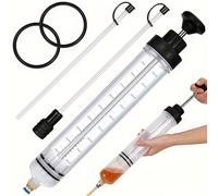 TEMU Reemplazo de bomba de aceite para coche, inyector y dispositivo de succión de aceite de , rociador de aceite manual para de frenos y de transmisión, herramientas de reparación automotriz.