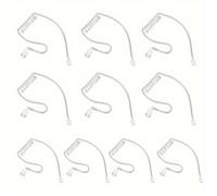 TEMU Reemplazo de Tubo de Bobina Acústica, Auriculares Walkie Talkie para Baofeng, Motorola, Kenwood, y , Micrófono para Radios Bidireccionales, Sin Batería