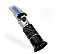 TEMU Refractómetro para Automóviles 4 en 1 Anticongelante Refrigerante Precio Refractómetro para de Escape de Diesel Ácido de Batería Urea para Vehículos