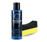 TEMU Refresh Cars Kit Restaurador de Plásticos y (150ml) - Gel Renovador Concentrado para Interior y Exterior. el Negro en Parachoques, Salpicadero y Volante. APLICADOR