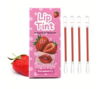 TEMU Regalo de San Valentín: de labios con sabor a fresa, uva, y , en un práctico estuche de algodón con aplicador