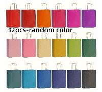 TEMU Regalo para Ella/Él, un set de 32 bolsas de papel con , ideal para pequeños obsequios, disponible en colores surtidos, con medidas de 22.1 X 16.0 X 7.87 cm, para celebraciones como , , festivales