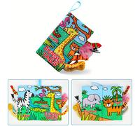 TEMU Regalos de Navidad para recién nacidos - Libros de peluche para bebés, para niños de 0 meses, con diseños coloridos y arrugados de , ideales para viajes sensoriales y educación temprana