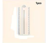 TEMU Regla plegable multifuncional - una herramienta para ángulos y dibujar , equipada con un transportador integrado para plantillas geométricas