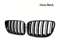 TEMU Rejilla Negra para BMW X5 E53 Modelos de 2004 a 2006, Adecuada para el Parachoques Delantero y la Capota del Motor, Diseñada para Carreras y Piezas Automotrices