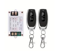 TEMU Relé 12V 40A con Control Remoto Inalámbrico, de RF 433Mhz Transmisor Encendido/Apagado para Calentadores de Agua, Lámpara LED de Techo, Motor