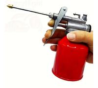 TEMU Rellenador de Lubricante Manual 1pz - de Aceite de Metal Puro Duradero con Boquilla Larga, Distribuidor por Bomba Industrial,