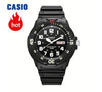 TEMU Reloj Casio CASIO MRW-200H-1B, un reloj analógico negro fácil para jóvenes hombres