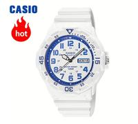 TEMU Reloj Casio CASIO MRW-200H-1B, un reloj analógico negro fácil para jóvenes hombres