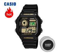 TEMU Reloj Casio para hombre, reloj cuadrado retro pequeño, estilo AE-1200 para adolescentes y hombres