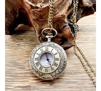 TEMU Reloj de Bolsillo con Diseño , Colgante de Cronógrafo para Collar, Accesorio de Ropa, Joyería Casual para Hombres